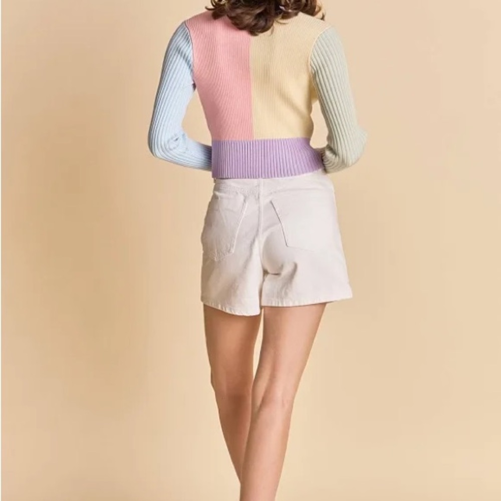 English Factory Color Block Cardigan - Picture 3 of 5